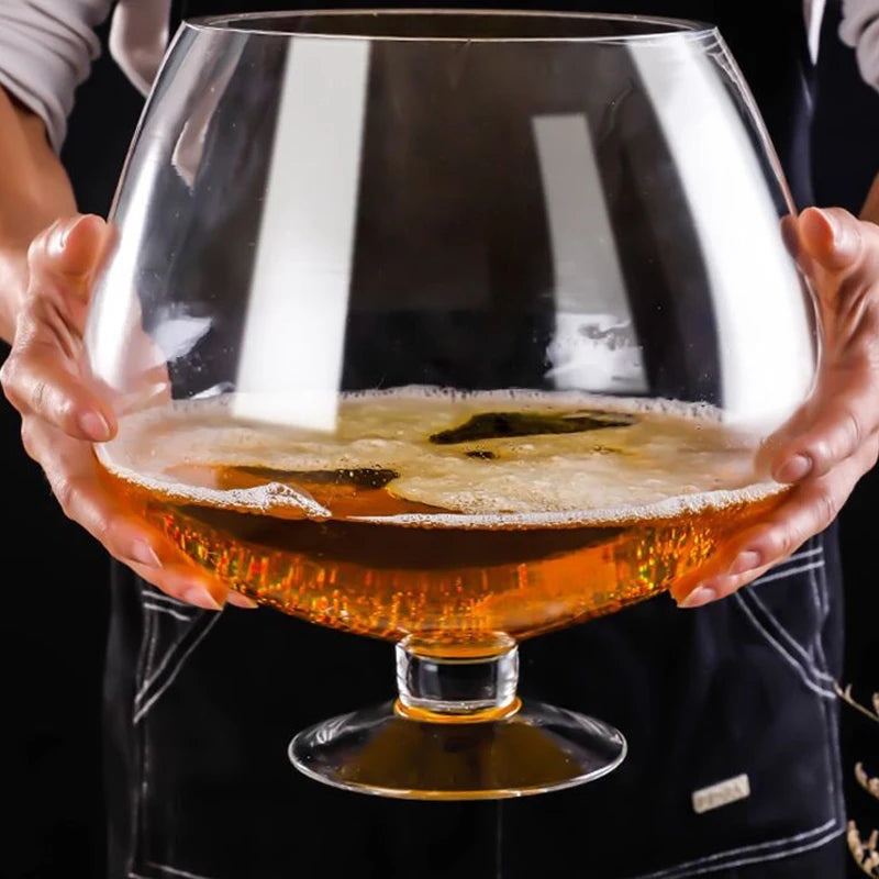 6000ML Plastic Extra-Large Wine Glasses Large-Capacity Giant Beer Mugs Oversized Goblet Dessert Cake Cups Creative Bar Drinkware