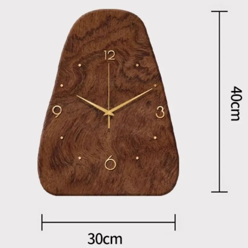 Vintage Table Clock Wooden Wall Clocks Aesthetic Luxury Living Room Desk Watch Decorative Silent Wall Watches Table Decorations