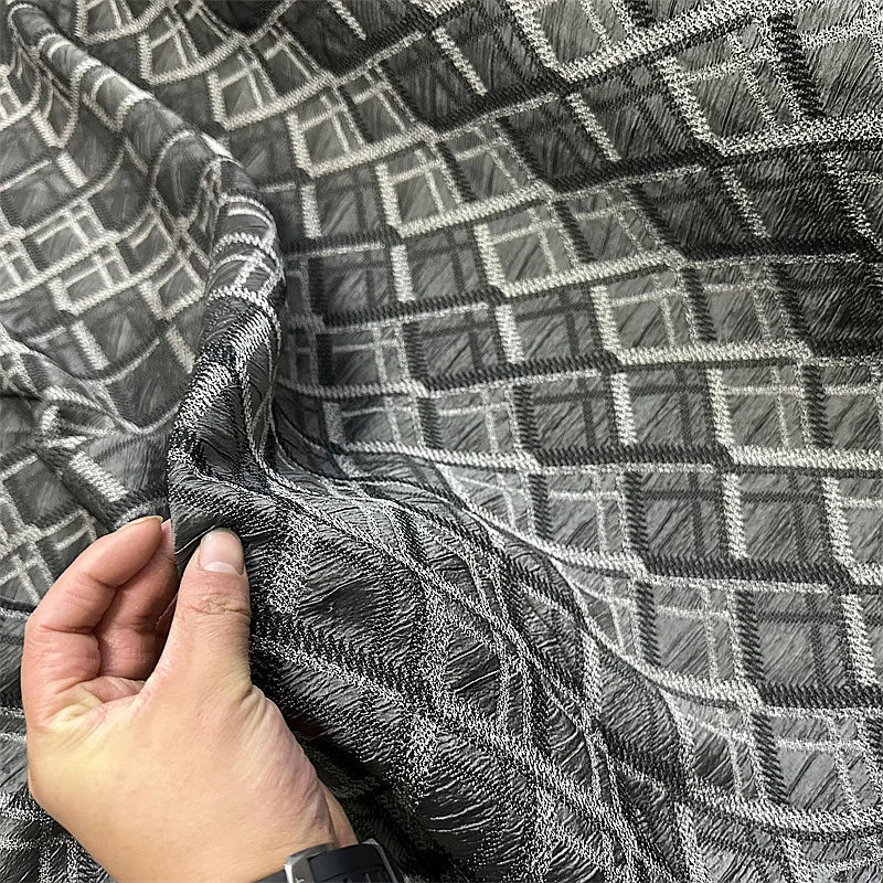 Medieval Relief Jacquard Cotton Fabric Spring Autumn Brocade Clothing Designer Jacket for Diy Sewing Cloth Material