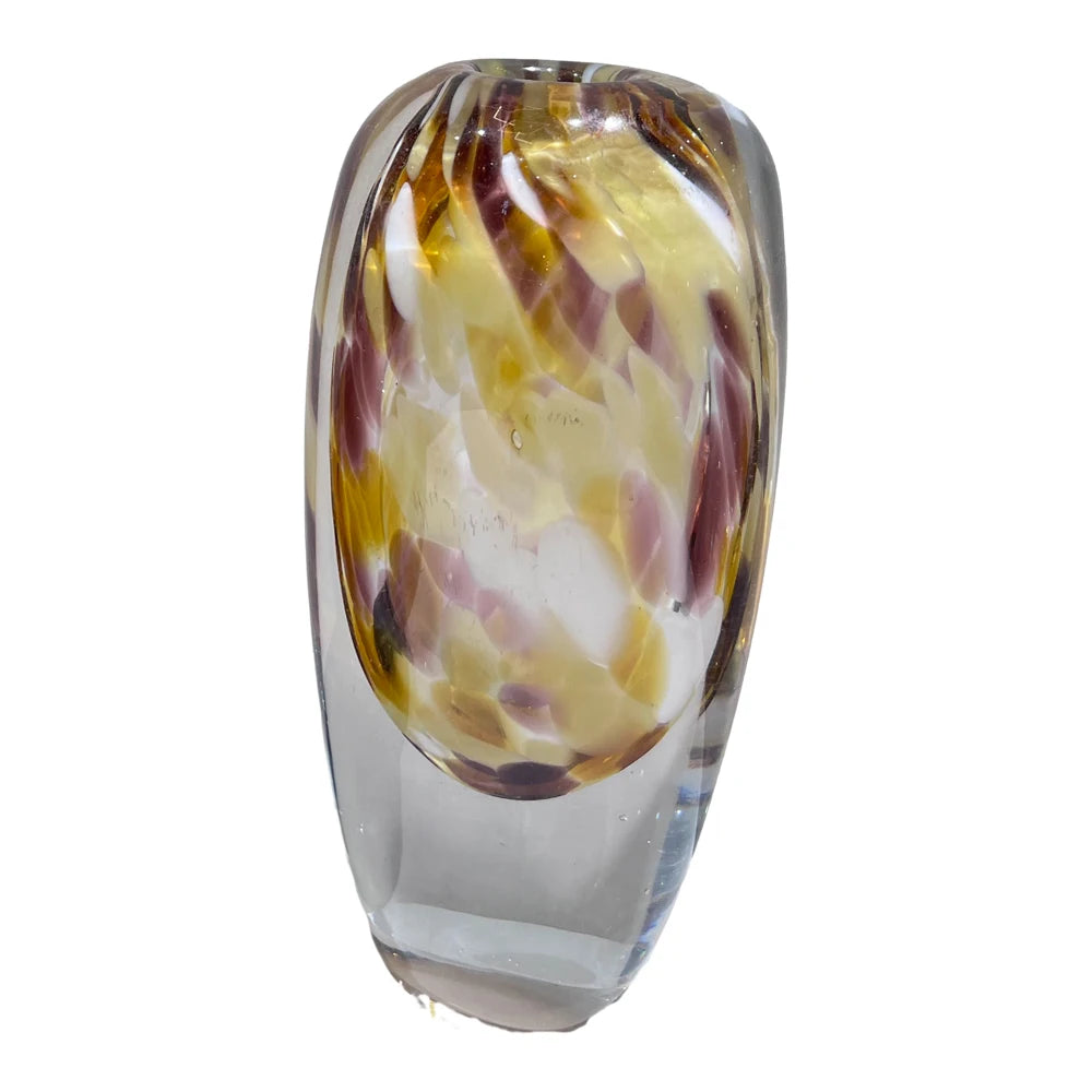 Pink Thick Colorful Glass Vase Desktop Glass Ornaments Handicraft Home Decorations Hydroponic Green Plants