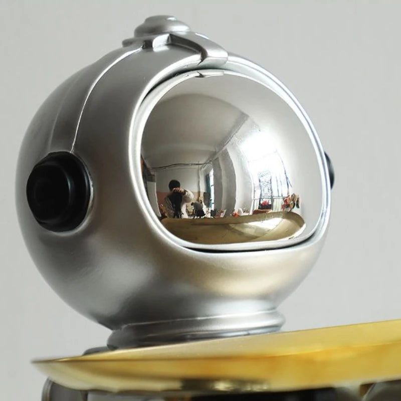 Astronaut Miniature Figurines Creative Tray Modern Art Ornaments Luxury Storage Accessories Aesthetic Sculptures Living Room