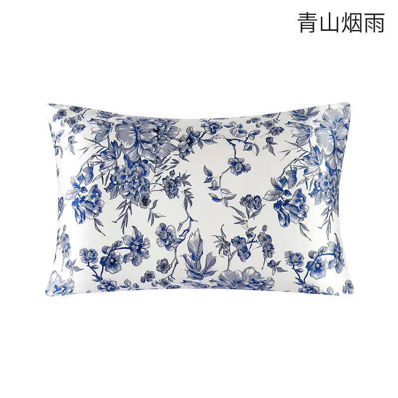 100% Both Sides Pure Natural Mulberry Silk Pillowcase with Zipper Closure  Soft and Cooling Silk Pillow Cases