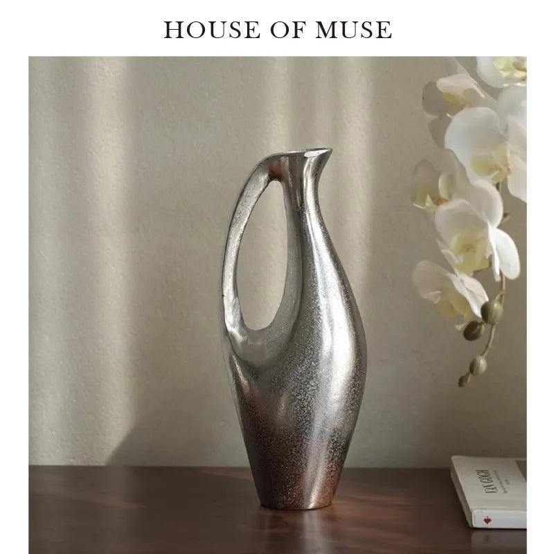 Light luxury Creativity Design Swan Wishing Pot Vase Living Room Desktop High level Sense Artistic Decoration Vase Ornaments