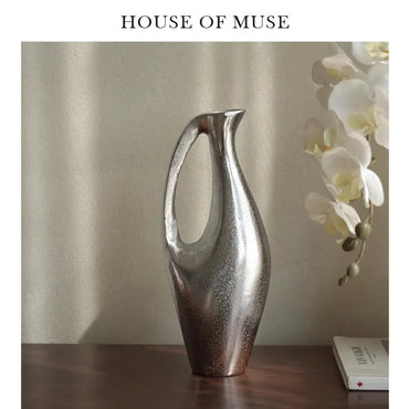 Light luxury Creativity Design Swan Wishing Pot Vase Living Room Desktop High level Sense Artistic Decoration Vase Ornaments