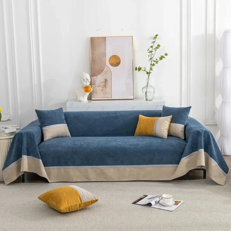 EIFLOY-Patchwork Waterproof Sofa Cover, 2, 3, 4, 5 Seater, Non-slip, Couch Slipcover, Armchair Furniture Protector, for Pets Cat