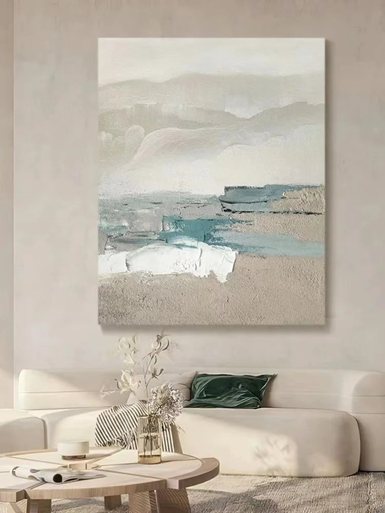 3DThick Texture Minimalist Huge Size 100% Handmade Abstract Oil Painting Canvas Wall Art For Living Room Decoration No Frame