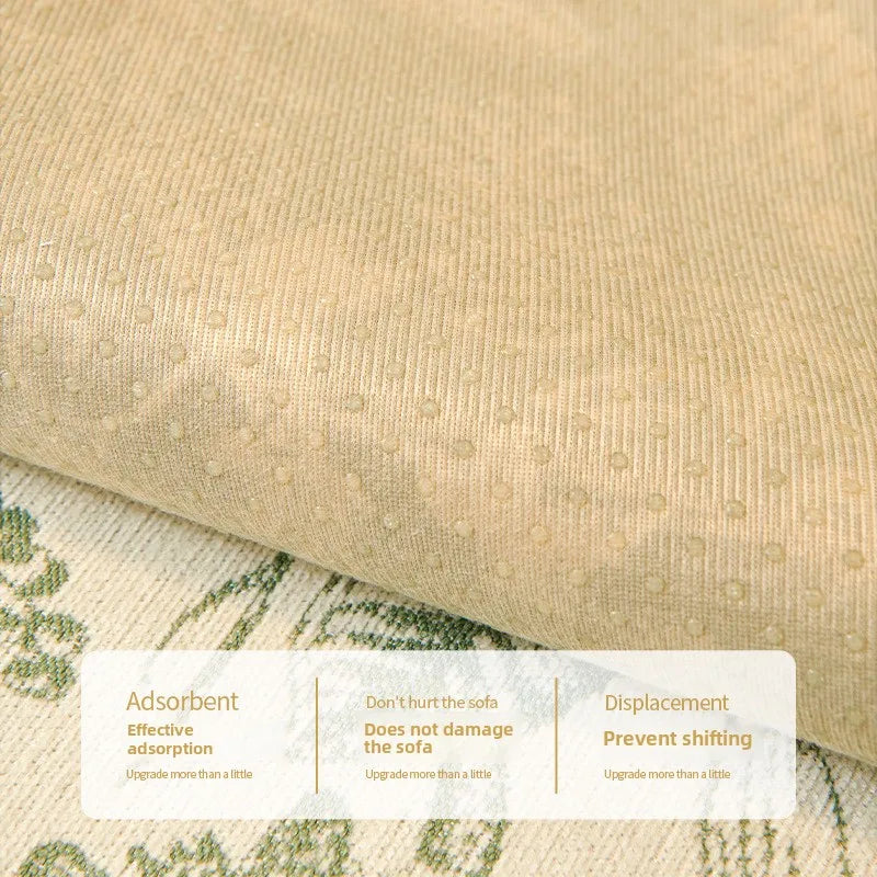 EIFLOY-French Chenille Sofa Slip Covers for Living Room, 3 Seater, Anti Slip, Corner Couch Cover, Armchair Protector, Ruffles