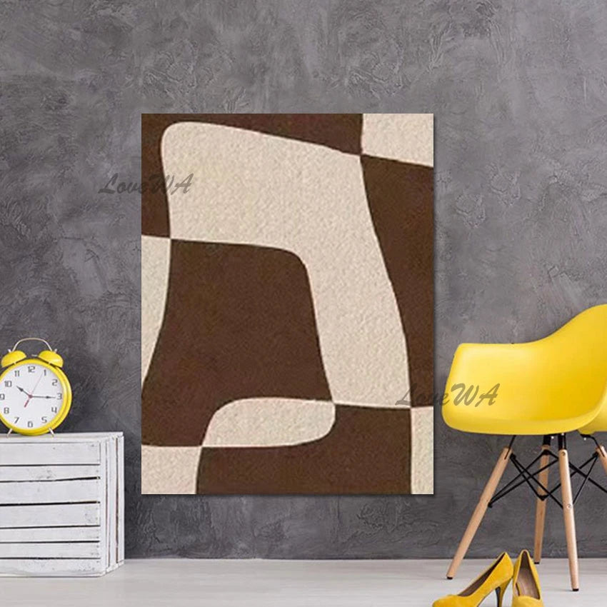 Unframed Sleeping Room Abstract Wall Decor Modern Art Painting Examples Picture Canvas Roll Design Acrylic Painting Artwork