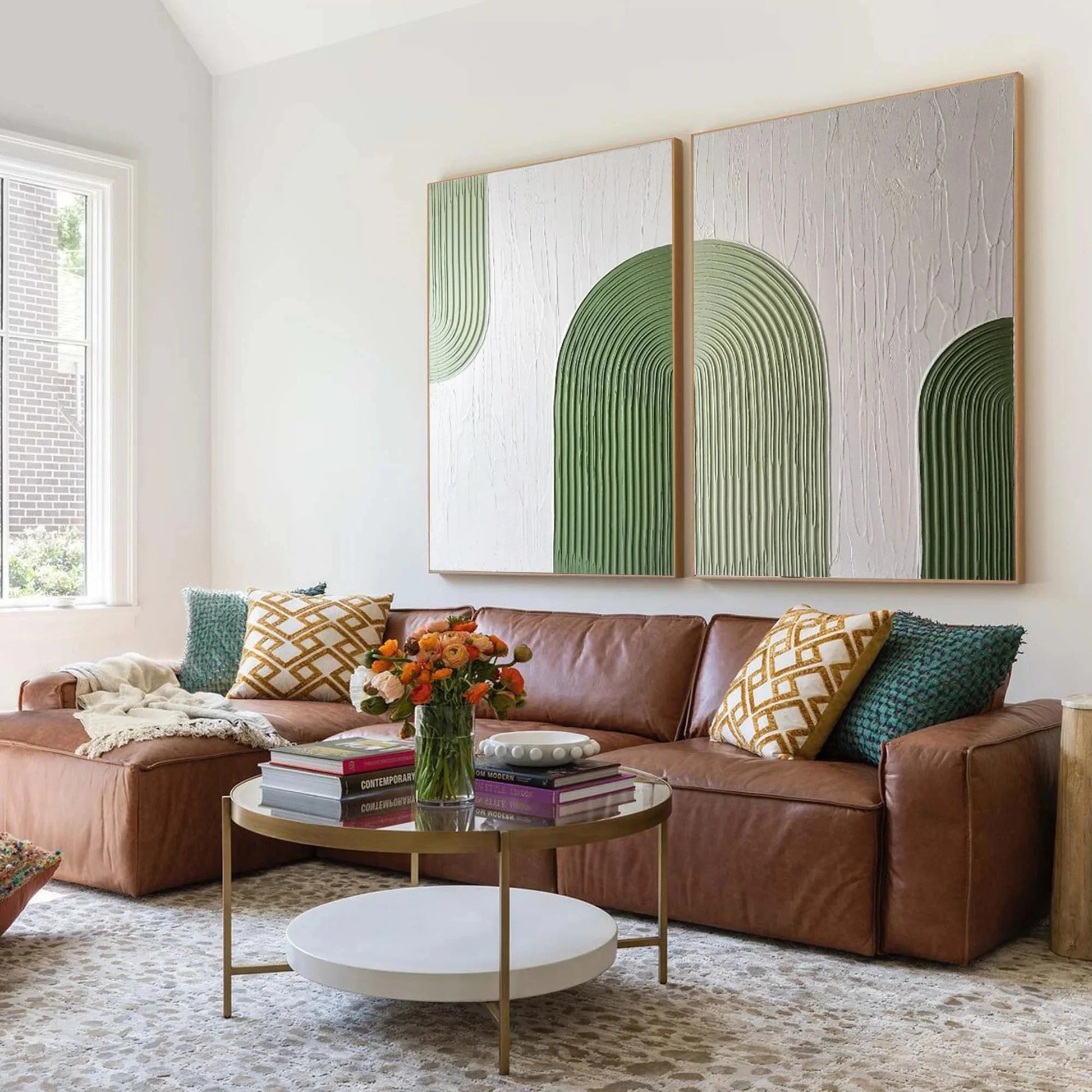 Dafeng Oil Painting Orignial Thick Texture Abstract Oil Painting on Canvas Wall Art Landscape Pic For Home Decoration No Frame