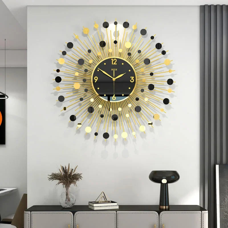 Luxury Wall Clock Living Room Design Creative Wall Clock Silent Brief Art Nordic Clocks Fashion Modern Watches Home Decoration