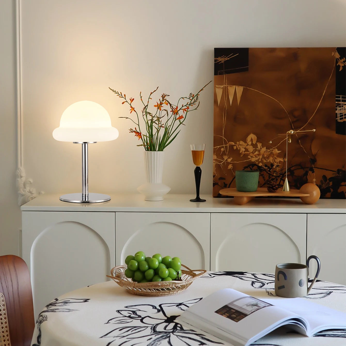 Cute Cloud Shaped USB Table Lamp 3 Light Colors 10 Dimming Options Plastic Cover Bedside Lamp for Kids Room  Bedroom Restaurant