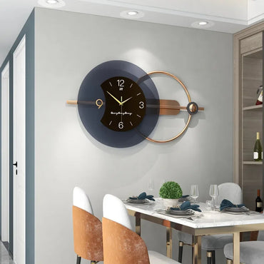Aesthetic Silent Wall Clocks Acrylic Modern Large Luxury Clocks Elegant Office Wall Clock Design Hotel Watches Living Room