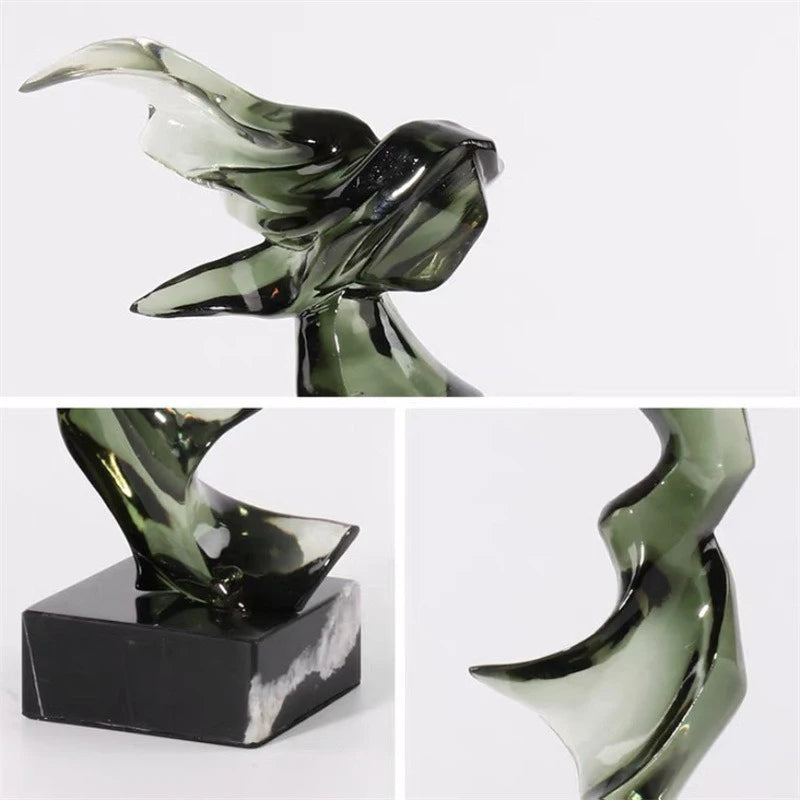 Abstract Ornaments Dragon Figures Interior Living Room Decor Art Creative Sculptures Resin Desk Accessories Home Decorations