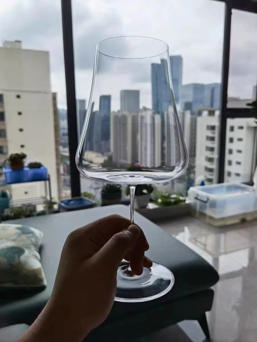 Ultrathin Crystal Wine Glasses Party Stemware Universal Wineglass Volcano Grand Cru Bordeaux Goblet Champagne Cup