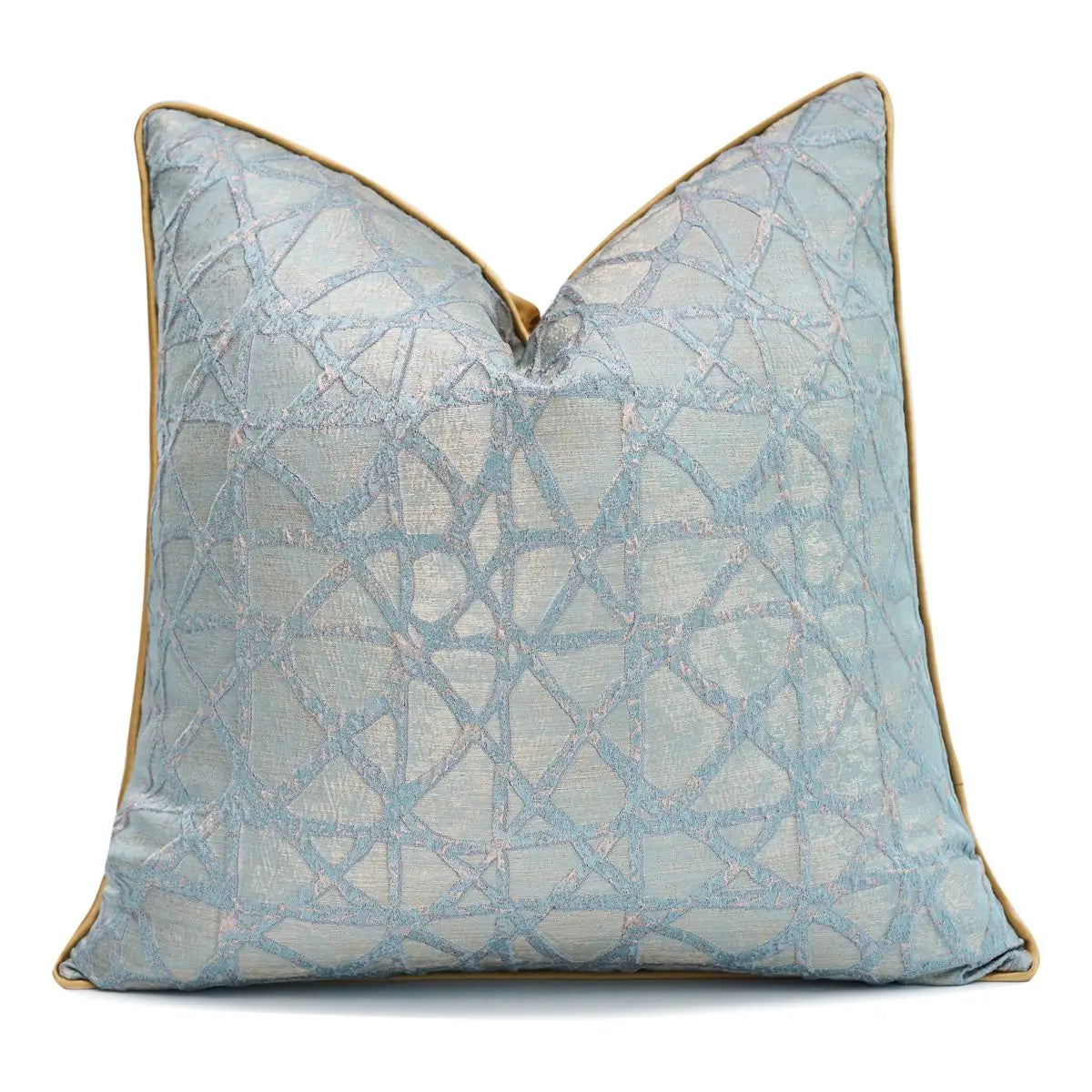 Design Luxury Sofa Cushion Cover Geometric Blue Pillow Cover for Home Hotel Sofa Bedroom Decoration 30x50 45x45 50x50 60x60cm