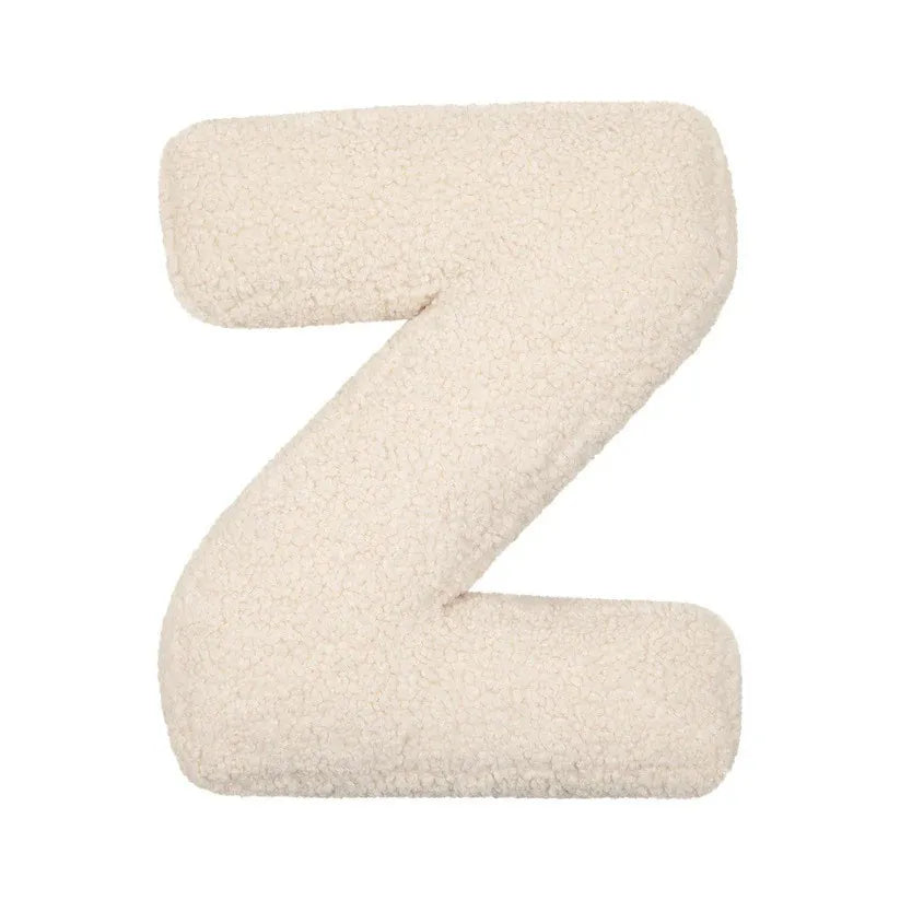26 Lamb Wool Letter Children's Toy Bedroom Sofa Decoration Pillow Toddler Sleep Soothing Pillow Cushion Pillow Background Set