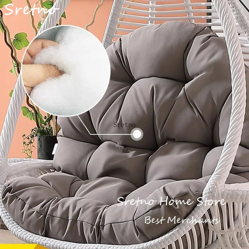 Waterproofing Chair Cushion 120x80cm Swing Outdoor Patio Rocking Chair Cushions Hanging Chair Back Pillow Decoration Floor Mat