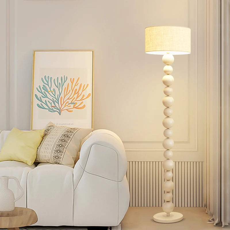 Modern minimalist LED floor lamp, living room, bedroom, study, Nordic Ins style creative remote control dimming vertical lamp