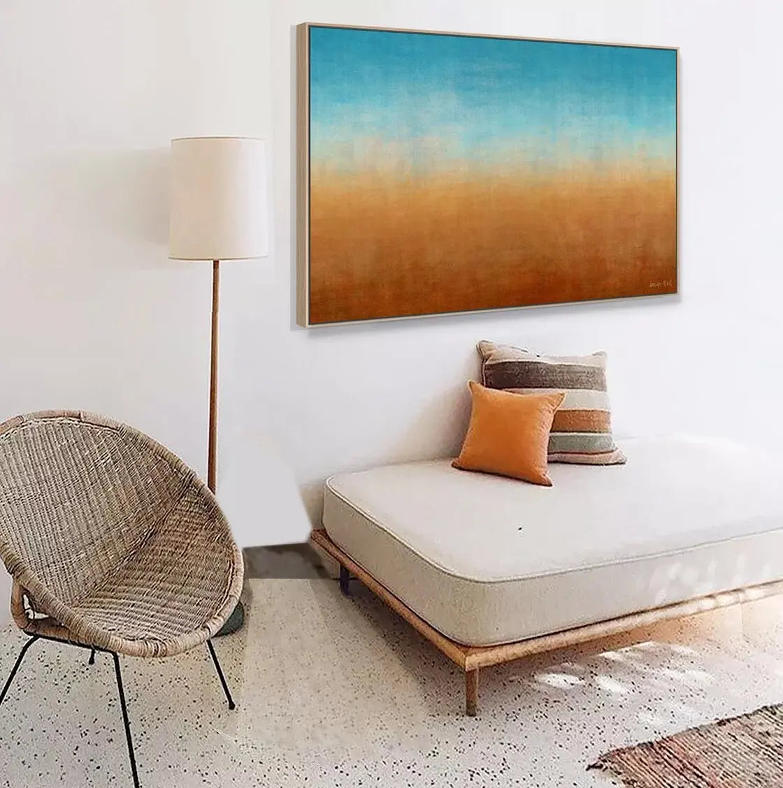 Vivid Color Huge Hand Painted Dafeng Oil Painting 100% Abstract Oil Painting on Canvas Wall Art For Home Decoration