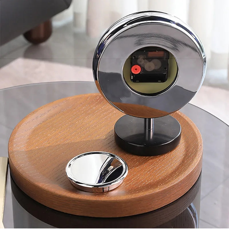 Living Room Table Clock Modern Silent Desk Watch Bedside Tabletop Clocks Luxury Desktop Watches Table Decoration Accessories