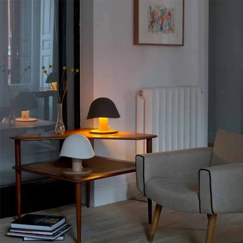 Mushroom Table Lamp Nordic Light Luxury Color Living Room Table Lamp Creative Bedroom Bedside Lamp Drop Shipping
