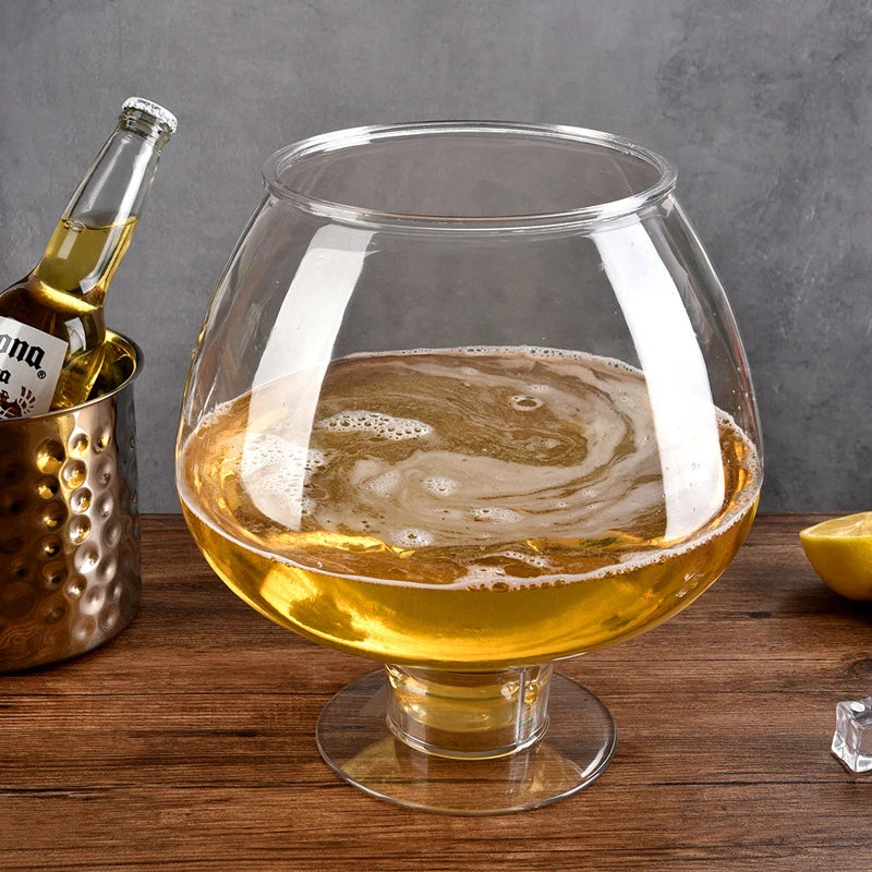 6000ML Plastic Extra-Large Wine Glasses Large-Capacity Giant Beer Mugs Oversized Goblet Dessert Cake Cups Creative Bar Drinkware