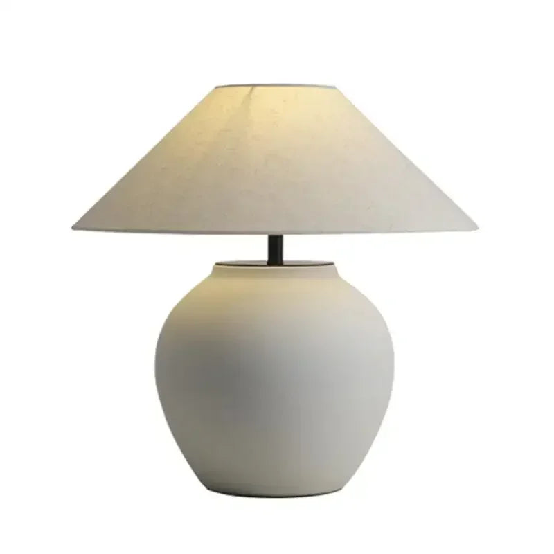 Vintage Art Ceramic Led Table Lamps Retro Bedroom Table Stand Lamps Living Room Bedside Floor Lights For Room Decor Fixture Led