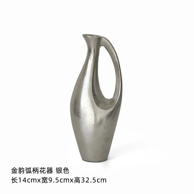 Light luxury Creativity Design Swan Wishing Pot Vase Living Room Desktop High level Sense Artistic Decoration Vase Ornaments