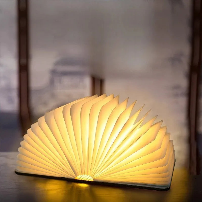 3D LED Book Ornaments Foldable Reading Light Ornament Modern Creative Accessories Luxury Aesthetic Accessory Home Decorations