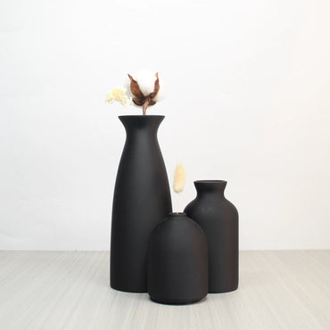 Vase Set-3, Modern Vintage Vase Decoration Living Room Bedroom or Office, Small Vase Vase Pampas Grass Dried Flower Table Decor