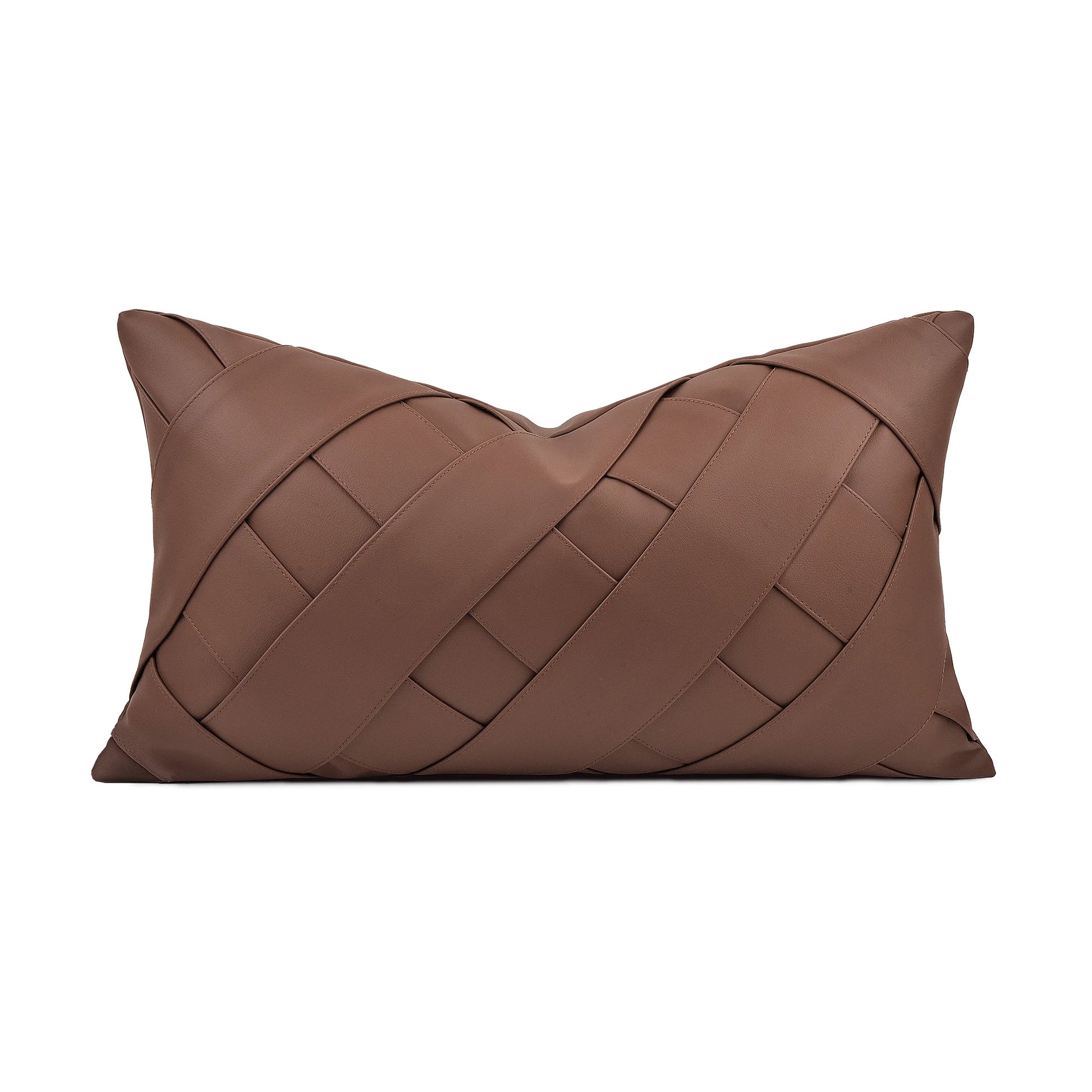 Modern Simple Bla Series Sofa Pillow Luxury Soft Decoration Sample Room Pig Skin Simulation Long Waist Pillow Cuion