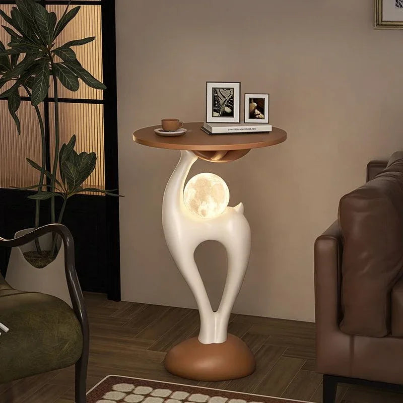 Elk Side Table with Ambient Lighting – view 2, modern home furniture