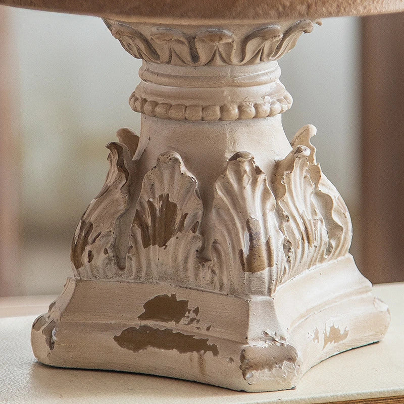 Modern Round Storage Trays Wooden Fruit Food Luxury Figurines Organizer Aesthetic Ornaments Hospitality Accessories Kitchen