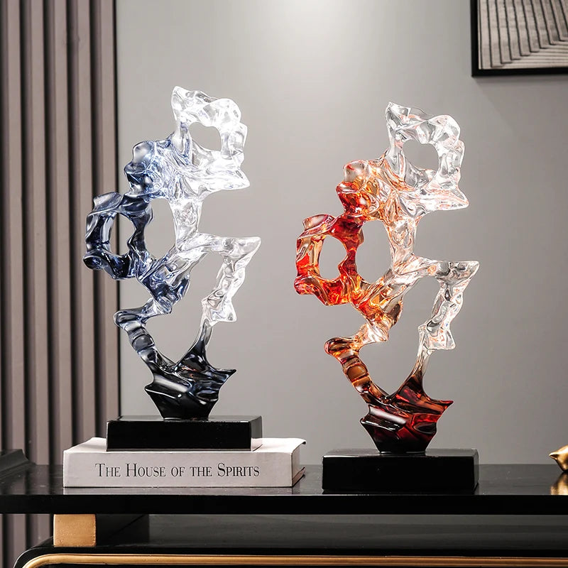 Creative Ornaments Living Room Figurines Aesthetic Cabinet Art Luxury Sculptures Sofa Beside Book Nook Tabletop Home Decoration