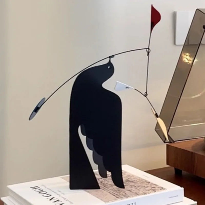 Bird Ornaments Modern Metal Ornament Miniature Elegant Creative Luxury Sculptures Aesthetic Table Accessories Home Decorations