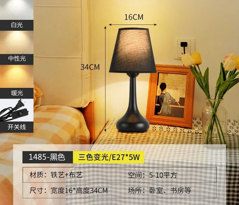 Night Nordic Decorative Lamp Bedside Ambient Table Living Room Decorative Lamp Retro Lron Lighting Декоративные Лампы MHZSD