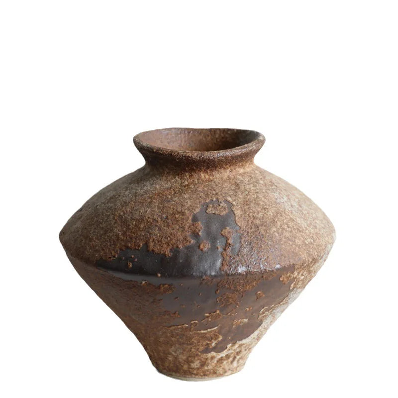 Retro And Nostalgic Handmade Ceramic Vases, Homestay Hotels, Zen Inspired Flower Arrangements, New Chinese Style Decorations