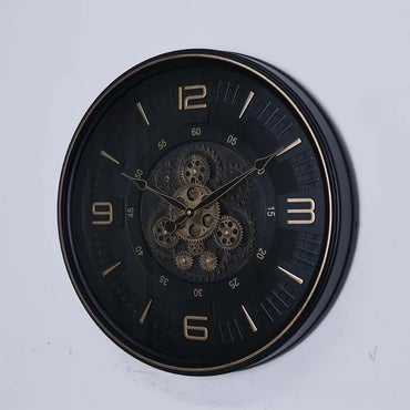 Gear Wall Clock Modern Wall Watch Nordic Elegant Decorative Clocks Silent Luxury Aesthetic Living Room Watches Home Decoration