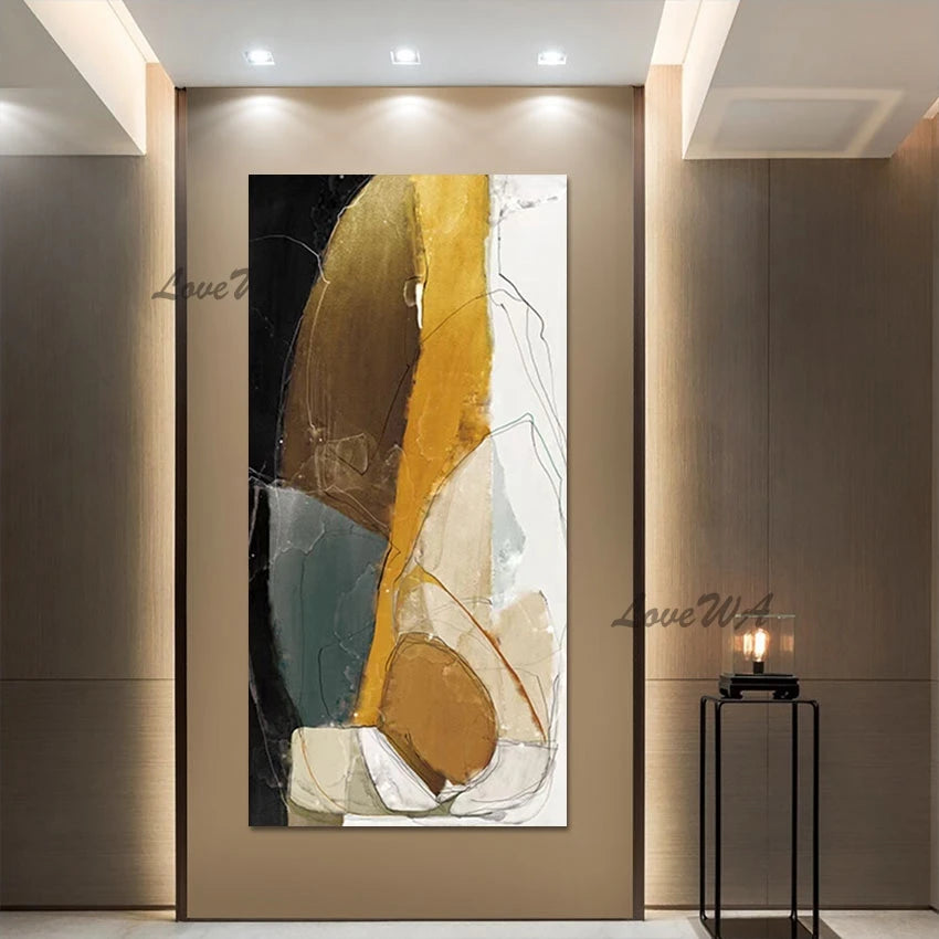 Frameless Abstract Handmade Artwork, Canvas Picture, Acrylic Textured Wall Art, Hot Sale, New Design Decoration Oil Painting