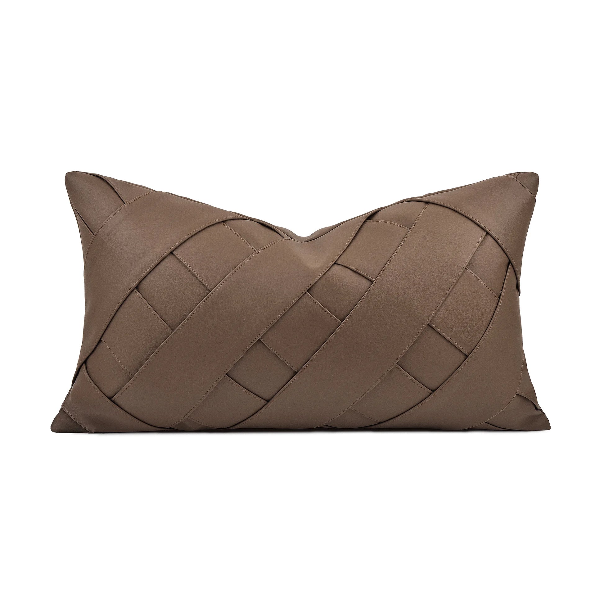 Modern Simple Bla Series Sofa Pillow Luxury Soft Decoration Sample Room Pig Skin Simulation Long Waist Pillow Cuion