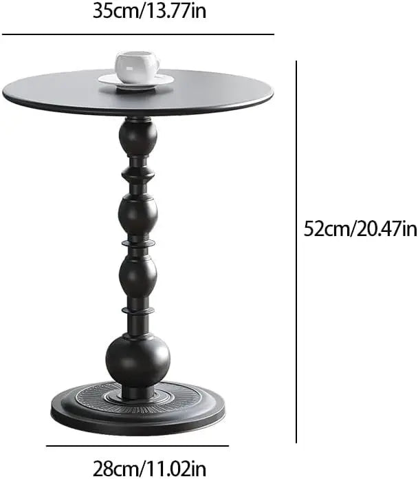 Matte Metal Side Table - Perfect Accent for Any Room – view 2, modern home furniture