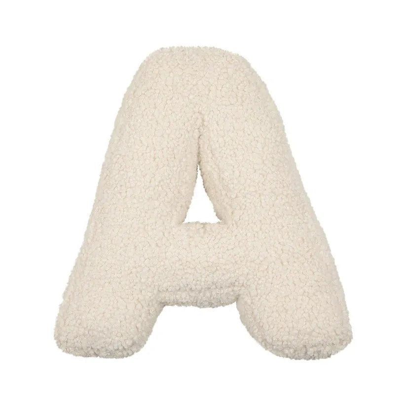26 Lamb Wool Letter Children's Toy Bedroom Sofa Decoration Pillow Toddler Sleep Soothing Pillow Cushion Pillow Background Set