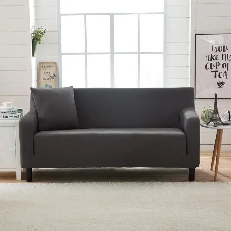 Simple Knitted Elastic Full Cover Combination Sofa Cover Guangfei Changaofa Cuion Pure Color Cloth Art Home Dustproof