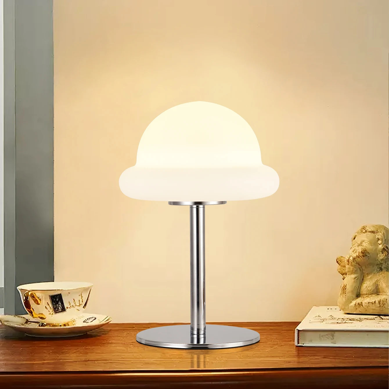 Cute Cloud Shaped USB Table Lamp 3 Light Colors 10 Dimming Options Plastic Cover Bedside Lamp for Kids Room  Bedroom Restaurant