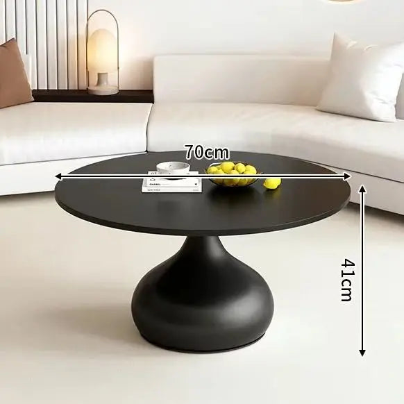 Nordic Round Coffee Table - Modern Living Room Essential – view 9, modern home furniture