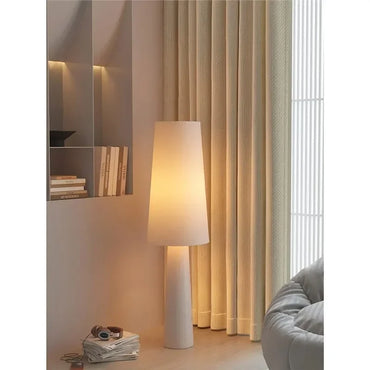 Nordicfloor Light Cream Style Fabric Led Floor Lamp For Living Room Sofa Corner Home Decor Bedroom Bedside Lamp