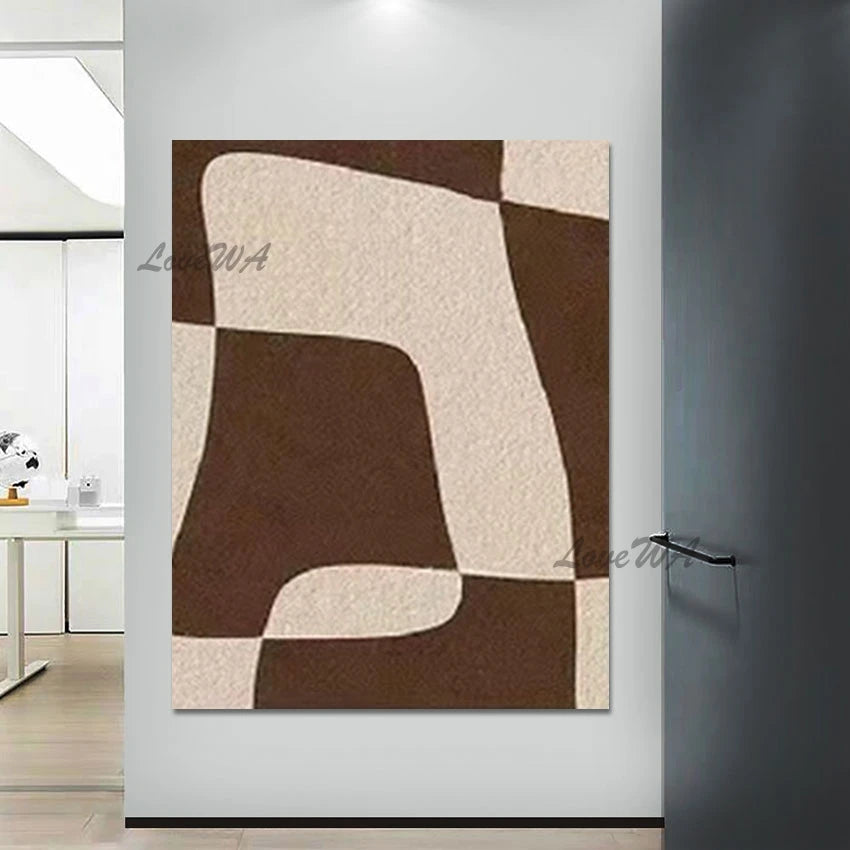 Unframed Sleeping Room Abstract Wall Decor Modern Art Painting Examples Picture Canvas Roll Design Acrylic Painting Artwork