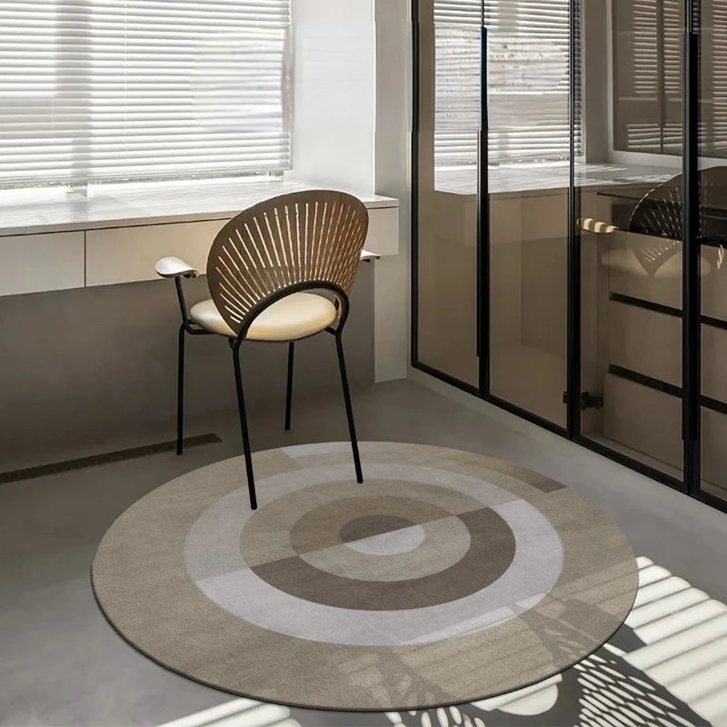 Nordic Style Rugs for Bedroom Light Luxury Living Room Decoration Round Carpet Home Fluffy Soft Rug Thick Plush Lounge Floor Mat