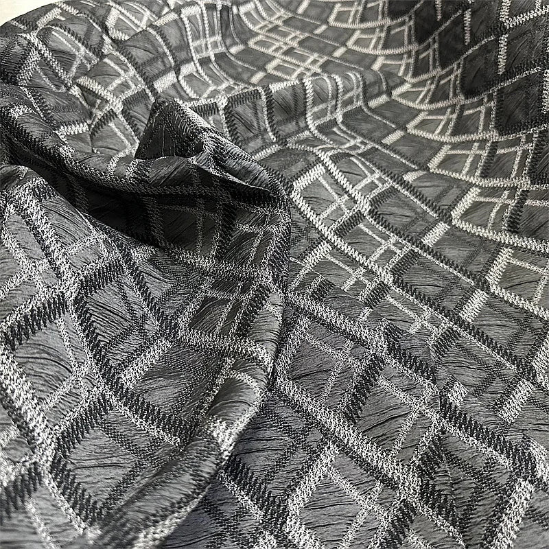 Medieval Relief Jacquard Cotton Fabric Spring Autumn Brocade Clothing Designer Jacket for Diy Sewing Cloth Material