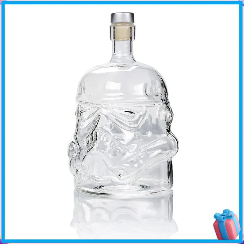 Transparent Skull Glass, High Borosilicate Glass, Heat-Resistant Wine Utensil,Skull Wine Bottle Durable